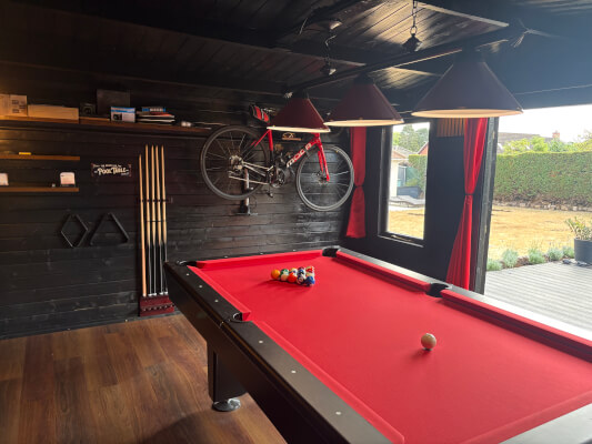 Pureline Nevada PRO II Slate Bed American Pool Table