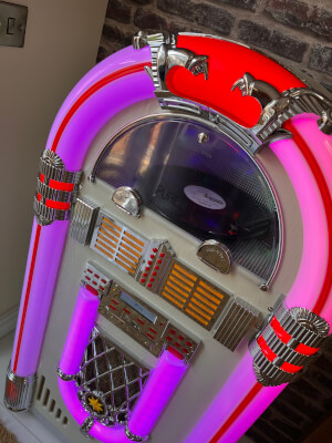 Pureline 128V Retro Bluetooth CD & Vinyl XL Jukebox