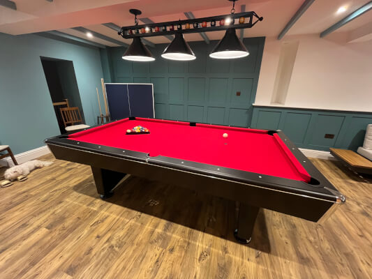 Pureline Nevada PRO II Slate Bed American Pool Table