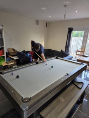 Amalfi II Pool Dining Table & Table Tennis Top - 6ft/7ft