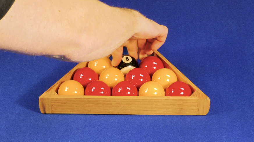 Set Up A Pool Or Snooker Table, How To Set Up A Pool Table Red And Yellow