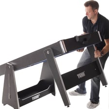 Tekscore 5 foot Folding Leg Multi Games Table Video