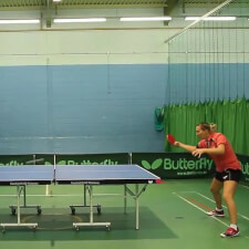 Butterfly Easifold Deluxe 22 Rollaway Indoor Table Tennis Video