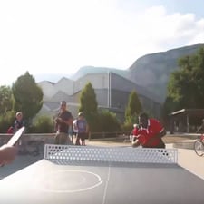 Cornilleau Park Permanent Static Outdoor Table Tennis  Video