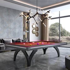 Etrusco P40 Luxury Slate Bed Pool Dining Table Video
