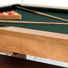 The Precision 7ft Solid Oak Slate Bed Pool Dining Table Video