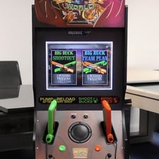Arcade1Up Big Buck Hunter World™ Arcade Machine + Riser Video