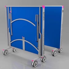 Butterfly Garden Rollaway 7000 Tennis Table Video