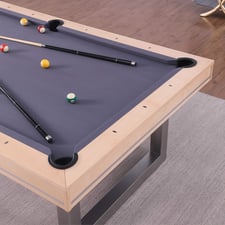 The Pureline Marseille American Slate Bed Pool Dining Table Video