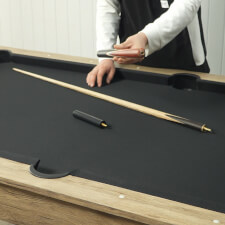 Pureline Elite 3/4-Joint Ash British Pool Cue & Mini-Butt Video