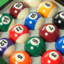 Pureline Premium 2-Inch Spots & Stripes British Pool Ball Set Video