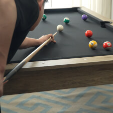 Pureline Strike 3/4-Joint 57-Inch British Pool Cue & Mini Butt Video
