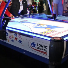 SEGA Sonic Sports Air Hockey Table Video