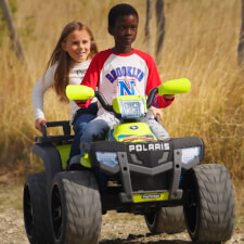 Peg Perego Polaris Sportsman Pro Citrus Electric Quad Ride-On Video