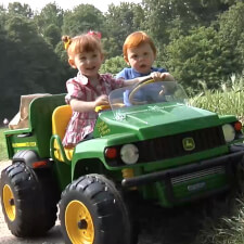 Peg Perego John Deere Gator HPX Ride On Vehicle Video