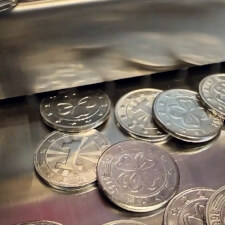 Arcadro Coin Pusher 365 Tabletop Arcade Game Video