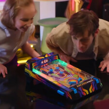 Table Top Electronic Arcade Pinball Machine Video