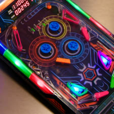 Table Top Electronic Arcade Pro Pinball Machine Video
